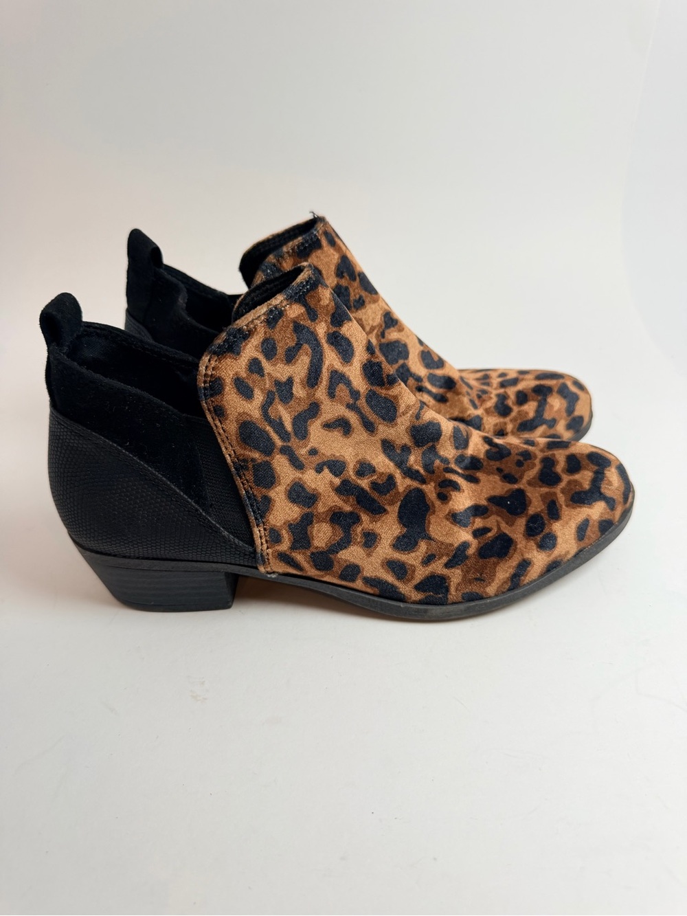 Kohl's Leopard Print Chelsea Ankle Boots - Brown & Black
